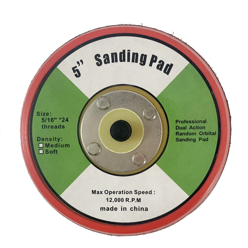 5Inch Hook and Loop Sander Disc for Orbital Random Abrasive Sanding Disc Back Up Pads