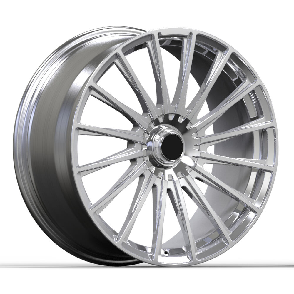 High Quality Polished Custom Forged Wheels 20 Inch 5x112 Monoblock Multi Spoke Rims for Mercedes Benz manufacture