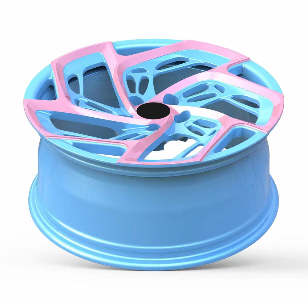 High Quality Forged Custom Blue Pink Color Passenger Car Wheels Monoblock Forged Wheel Rim 19''- 24'' Inch for Ferrari manufacture