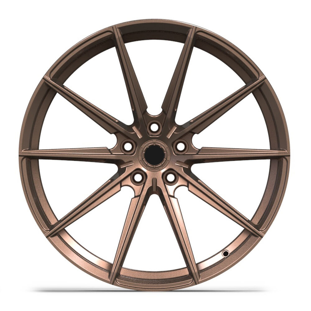 Matte Bronze 20 Inch 5x112 Monoblock Multi Spoke Forged Rims Custom Wheels for Mercedes-Benz CLS 63 Amg manufacture