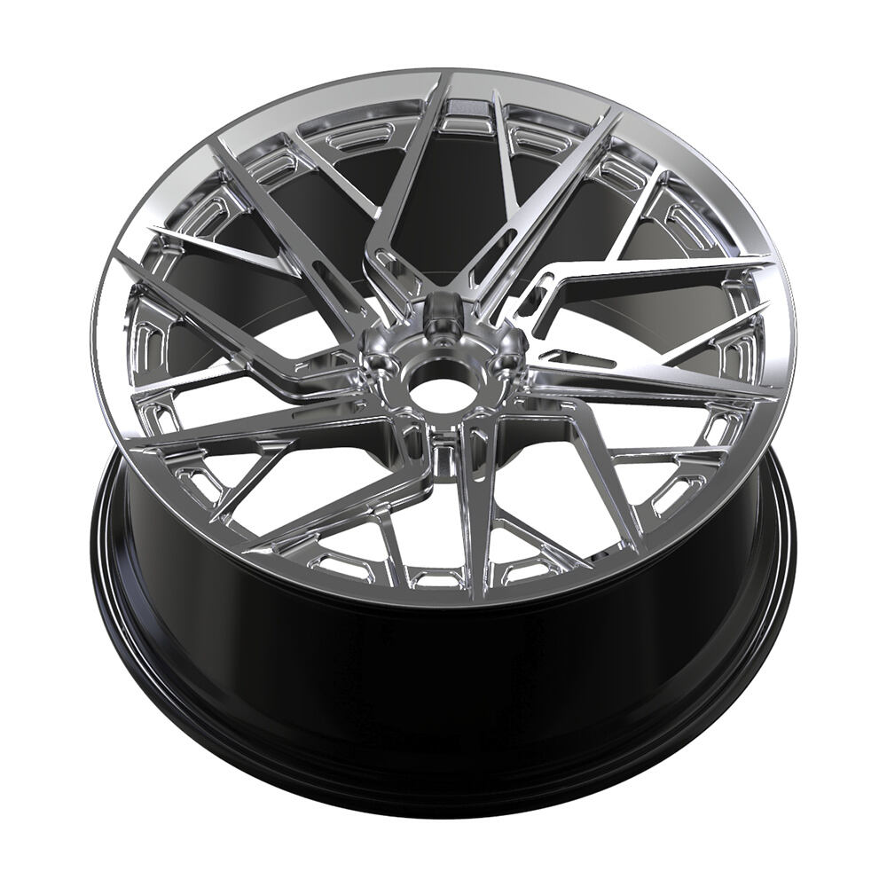 Factory Custom Monoblock Forged Wheels Diameter 15-24 Inch Forged Alloy Wheels Rims for Audi E-TRON manufacture