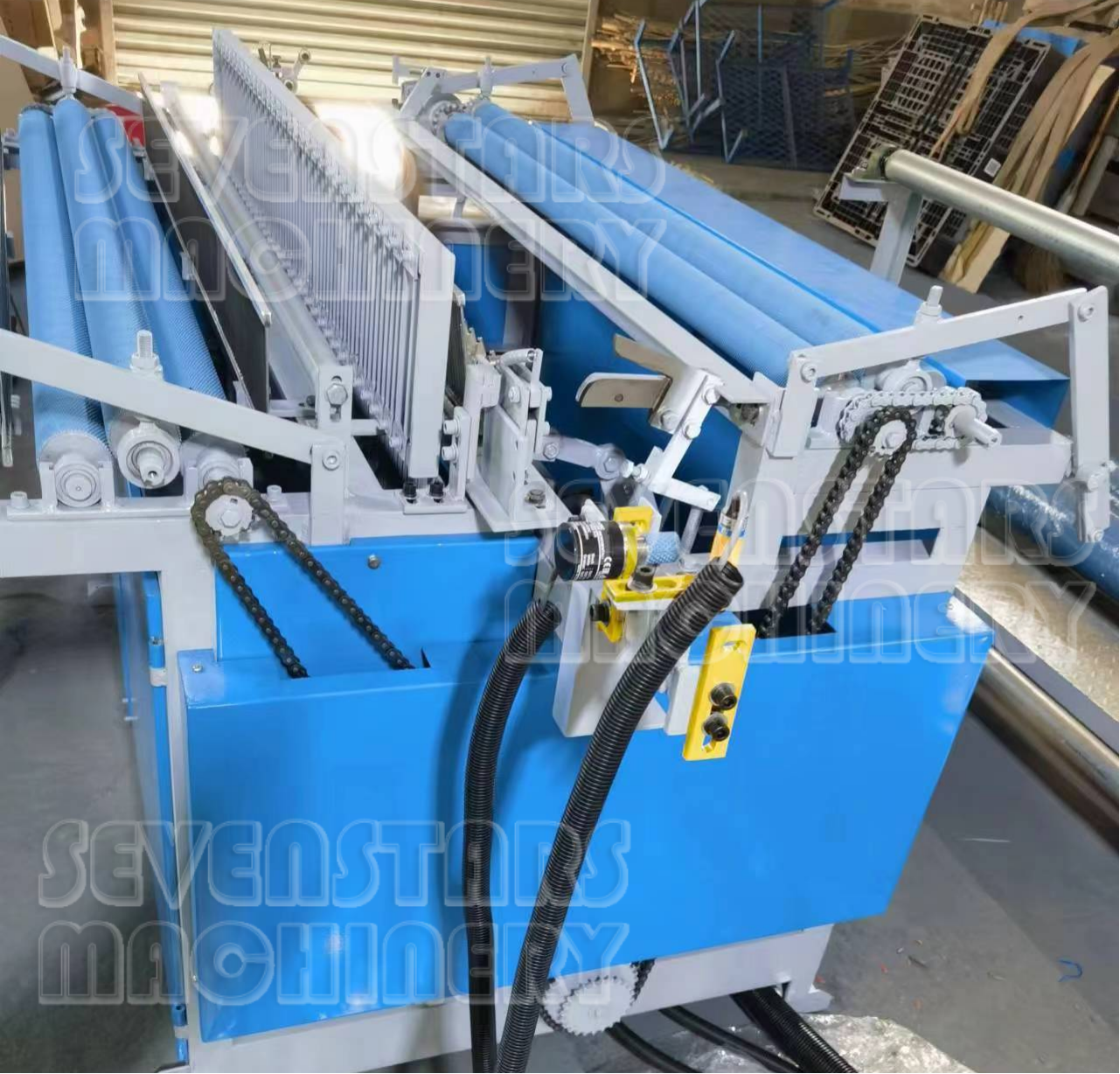 Sevenstars PP PE PVC Outdoor Furniture Rattan Wicker Artificial Making Machine Weaving Twisting Machine details