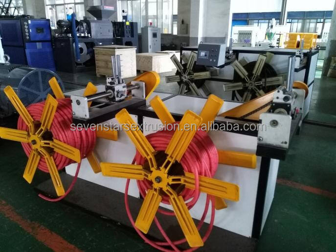 Plastic PVC PP PE PA Electric Sheath Corrugated Hose Making Machine factory