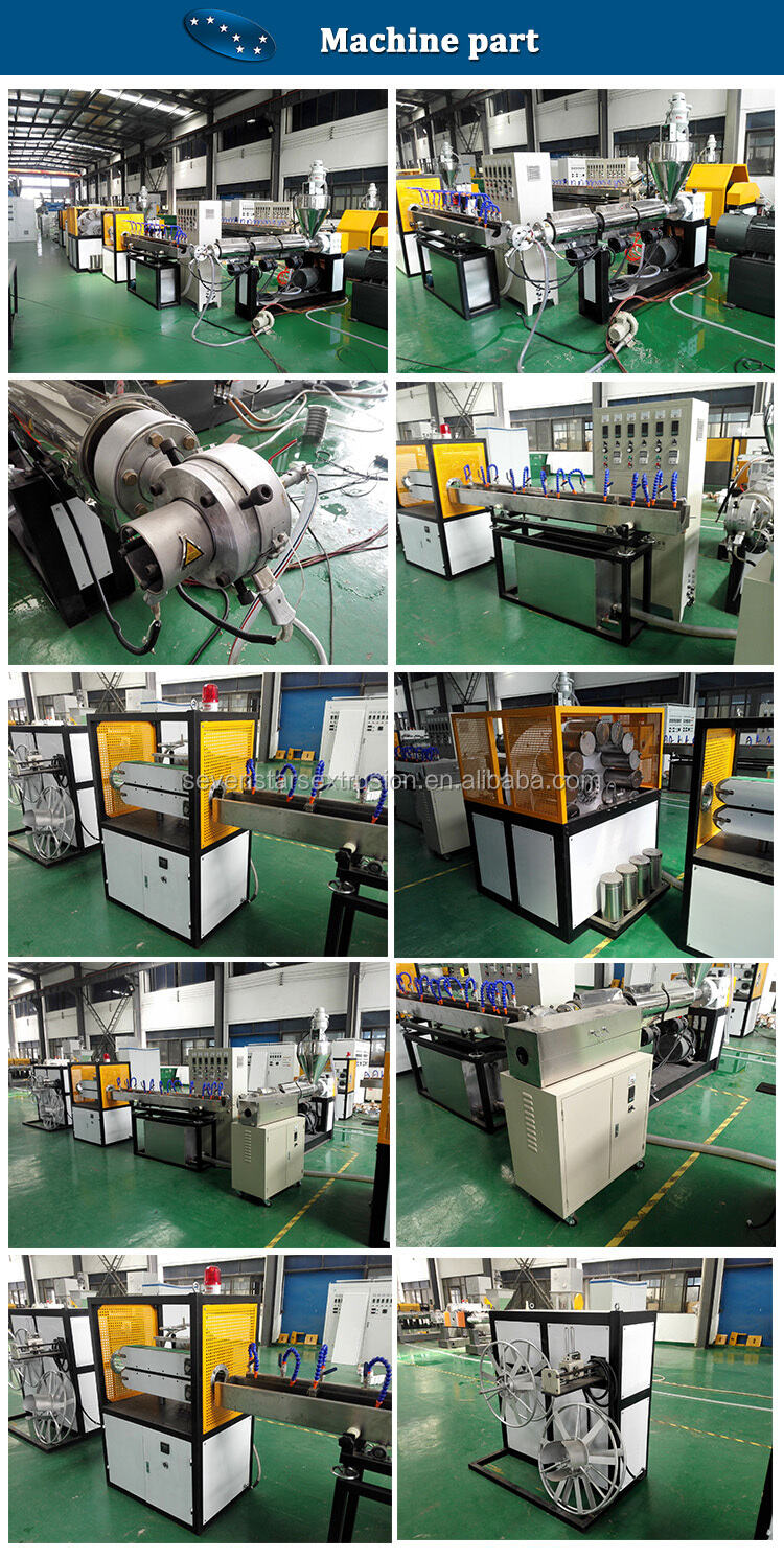 SEVENSTARS PVC Fiber Reinforced Hose Garden Tube Production Line Diameter 6-50mm details