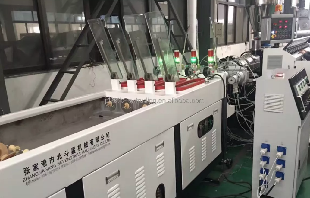 Sevenstars 16-32mm 4 Outlets Plastic Pvc Pipe Extrusion Machine Line Plastic Tube Extruders Making Manufactures manufacture