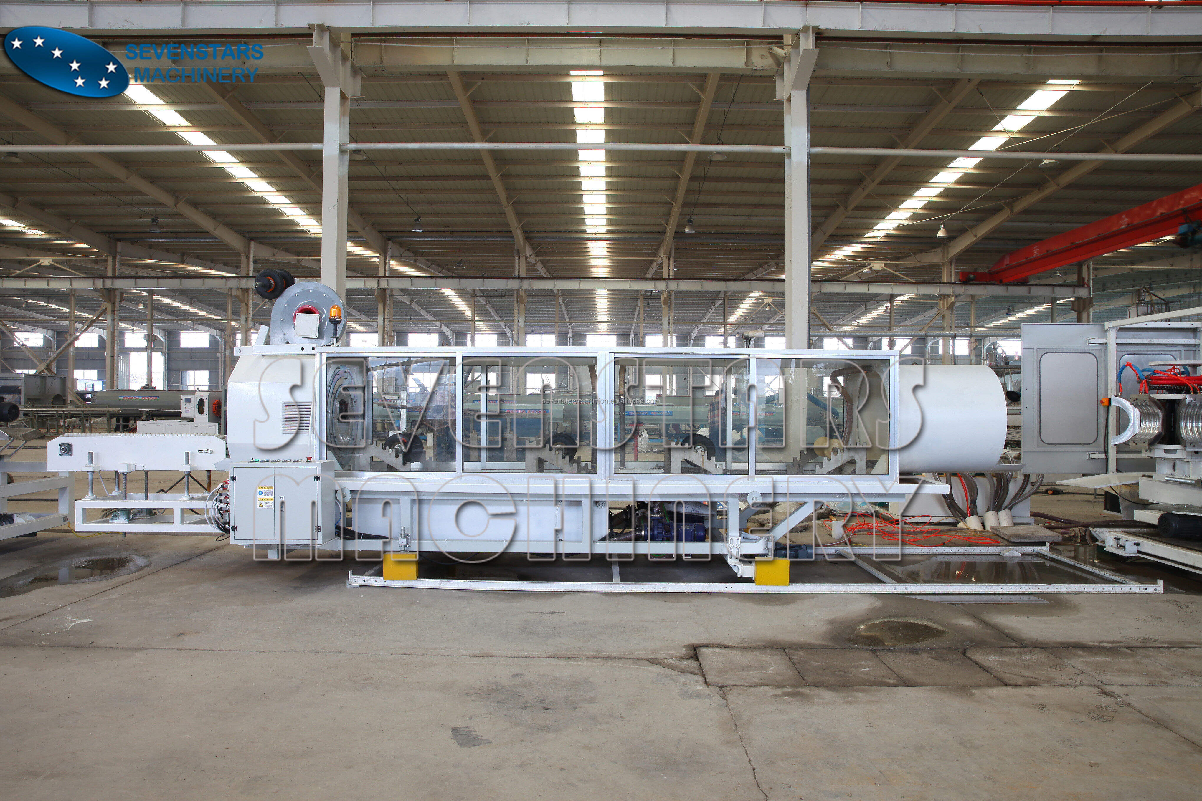 Sevenstars Double Wall Corrugated Pipe Extrusion Production Line Drain-pipe Making Machine supplier