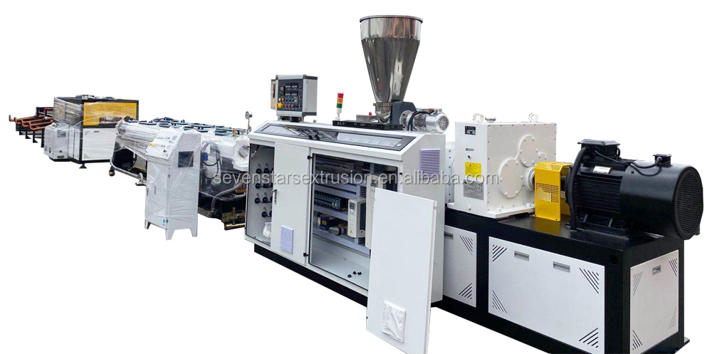 Good Quality Plastic PVC Pipe Extrusion Making Machine Line for Conduit Pipe details