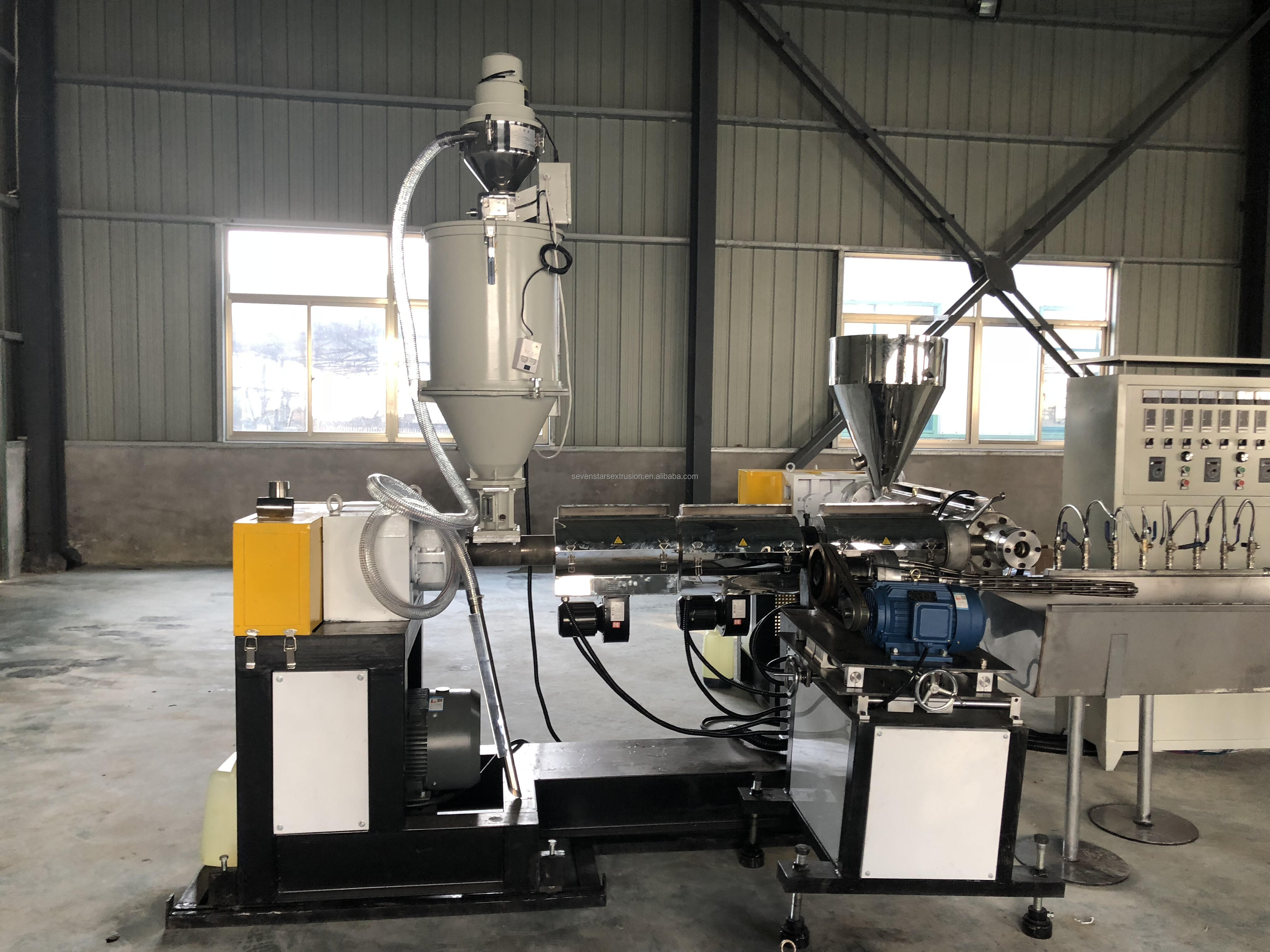 PVC Spiral Hose Pipe Making Machine Manufacturing Plan with Small Extruder Machine supplier