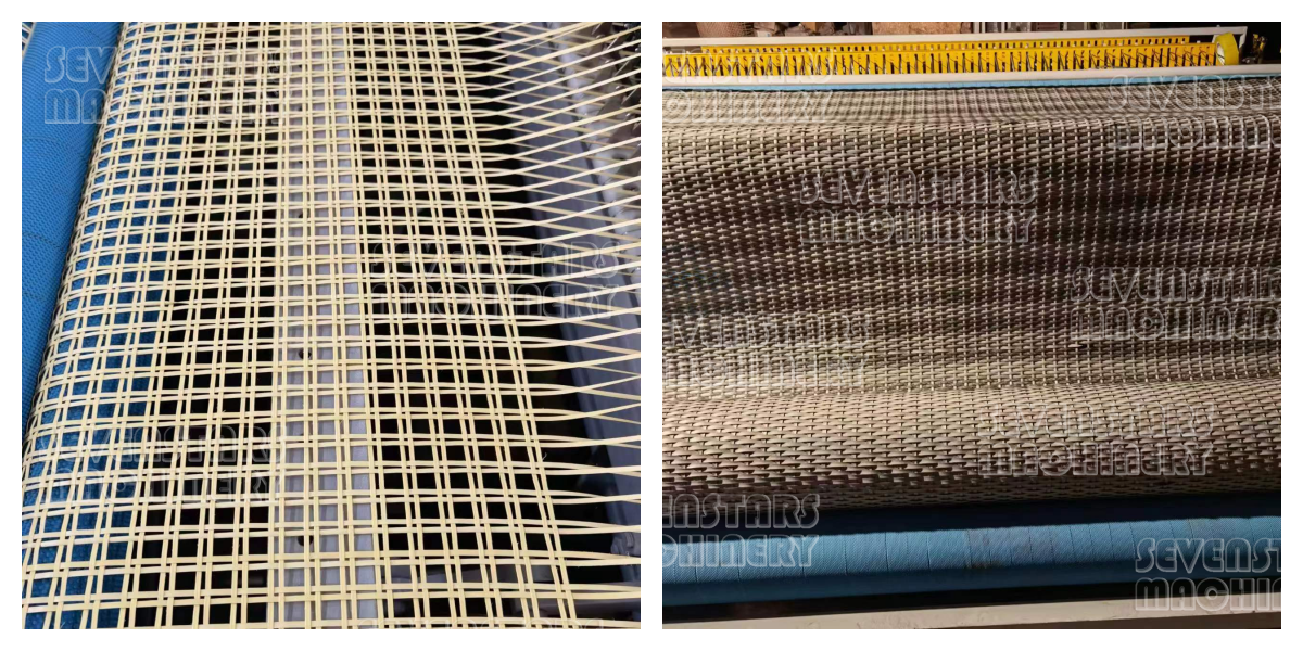 Sevenstars PP PE PVC Outdoor Furniture Rattan Wicker Artificial Making Machine Weaving Twisting Machine factory