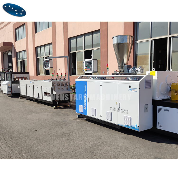 Sevenstars 16-32mm 4 Outlets Plastic Pvc Pipe Extrusion Machine Line Plastic Tube Extruders Making Manufactures factory