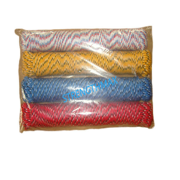 Malgré sa solidité, cette corde reste flexible et facile à manipuler, la rendant idéale pour divers projets.