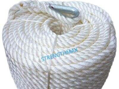 12 Strand Polyester Rope for Heavy-Duty Lifting and Winching Jobs