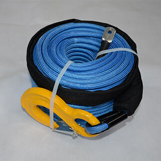 Braided winch rope