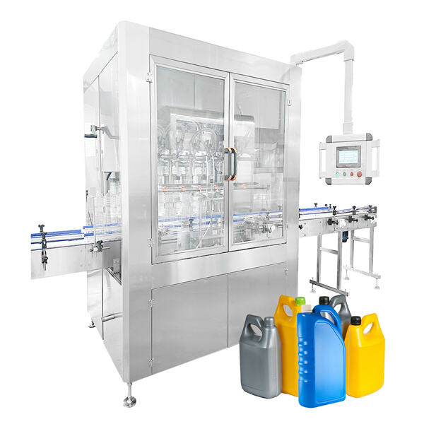 Ensuring accuracy and consistency with a detergent filling machine