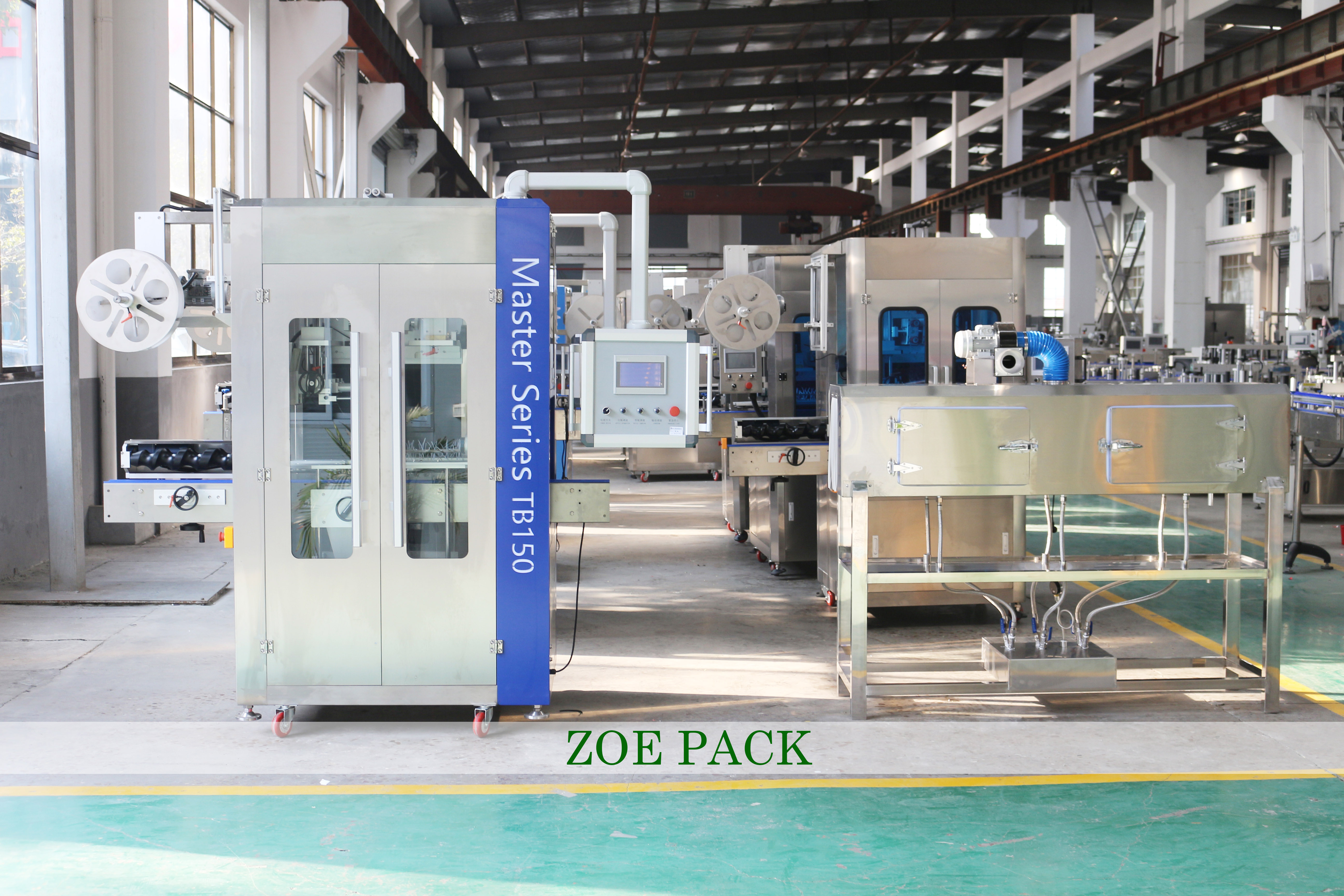 Full Automatic High Accuracy Bottle Labeling Sleeving Wrapping Packing Machine for Sale paggawa