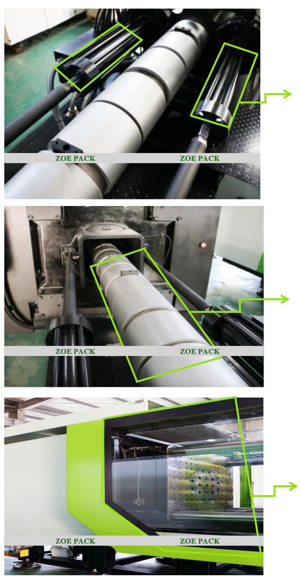 High Speed Efficiency Plastic PET Injection Molding Machines Preform Making factory