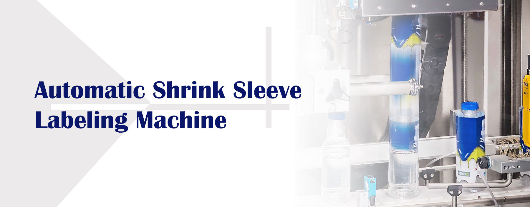 Αυτόματη στρογγυλή πλαστική φιάλη PET PVC Heat Shrink Steam Tunnel Sleeve Machine για εργοστάσιο συσκευασίας χυμού νερού