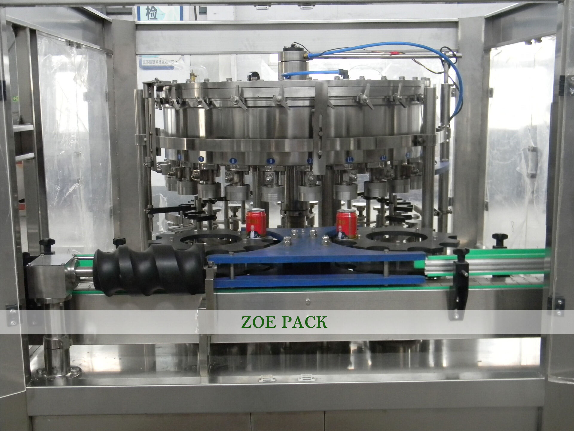 Whole Line Automatic PET Aluminum Tin Can Filling Sealing Machine para sa Beer Carbonated Beverage Juice Soda Water Soft Drink mga detalye