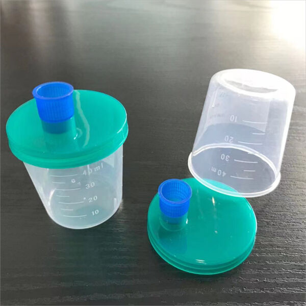 How to properly handle and store urine test cups?