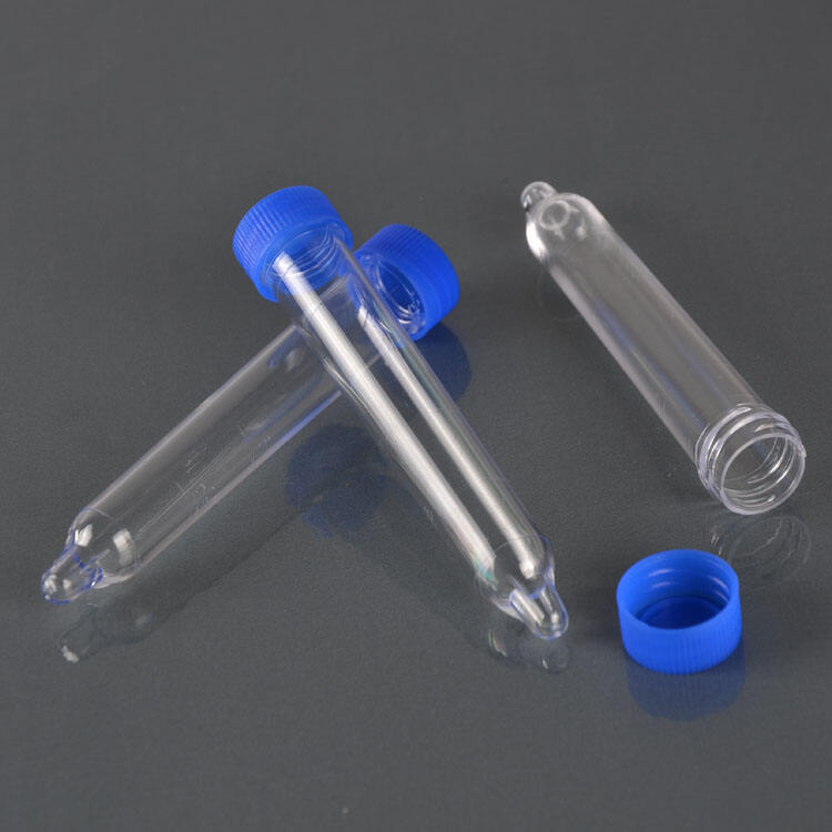 product plastic 12ml urinary sediment test tube with cover screw cap502-10