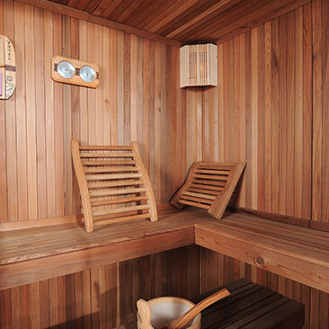 YSTAFELL SAUNA BATH SAWNA Cedar/Sbriws/Pren Thermo