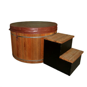 WHT-EFseries Hot Tub BATH/Divertiment Ċedru/Spruce/Thermo Wood