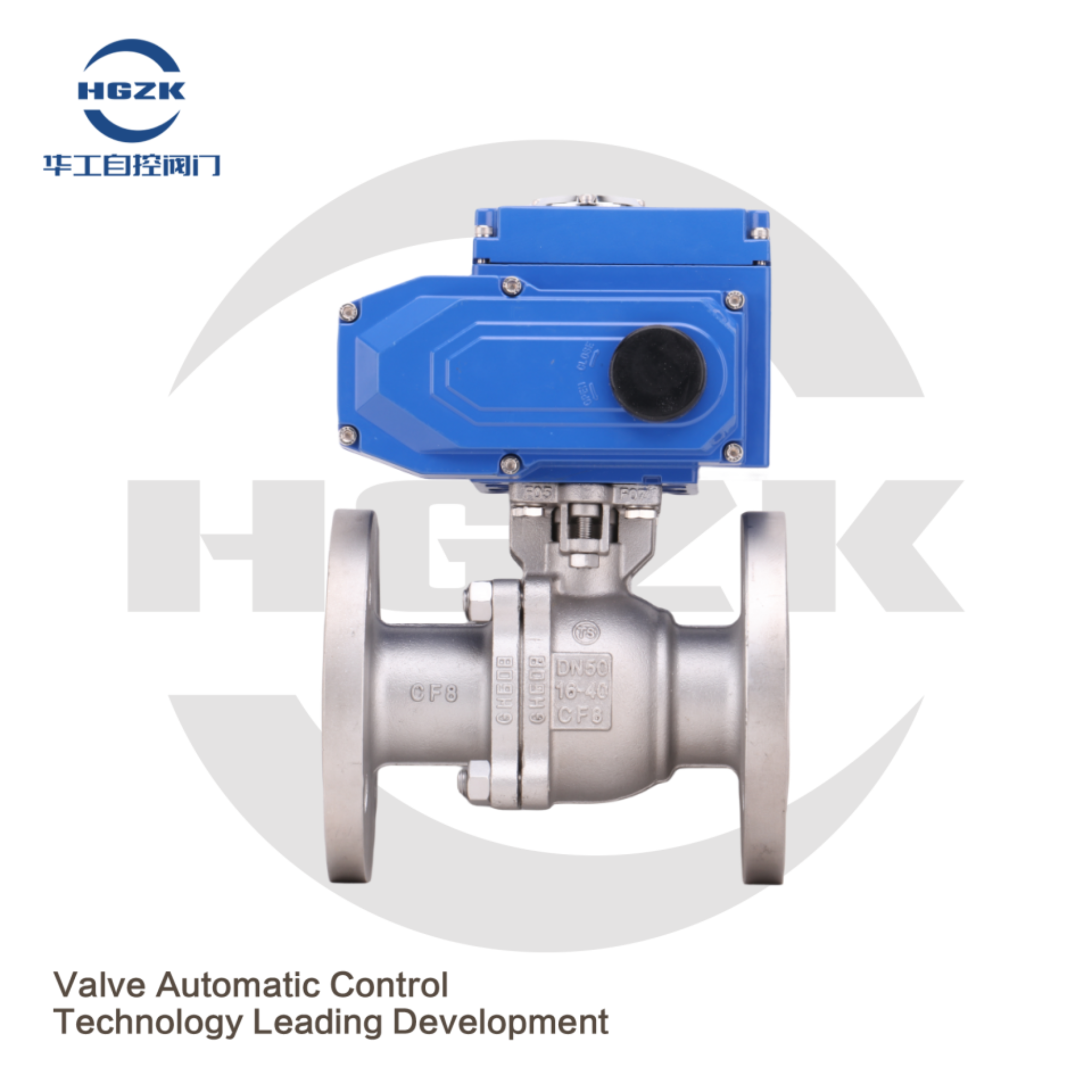 Electric flange ball valve