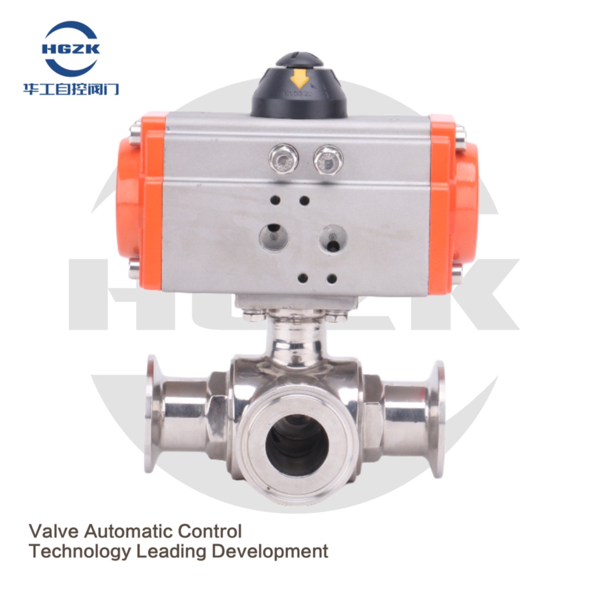 Pneumatic Buckle Type Packaged Sanitary Ball Valve