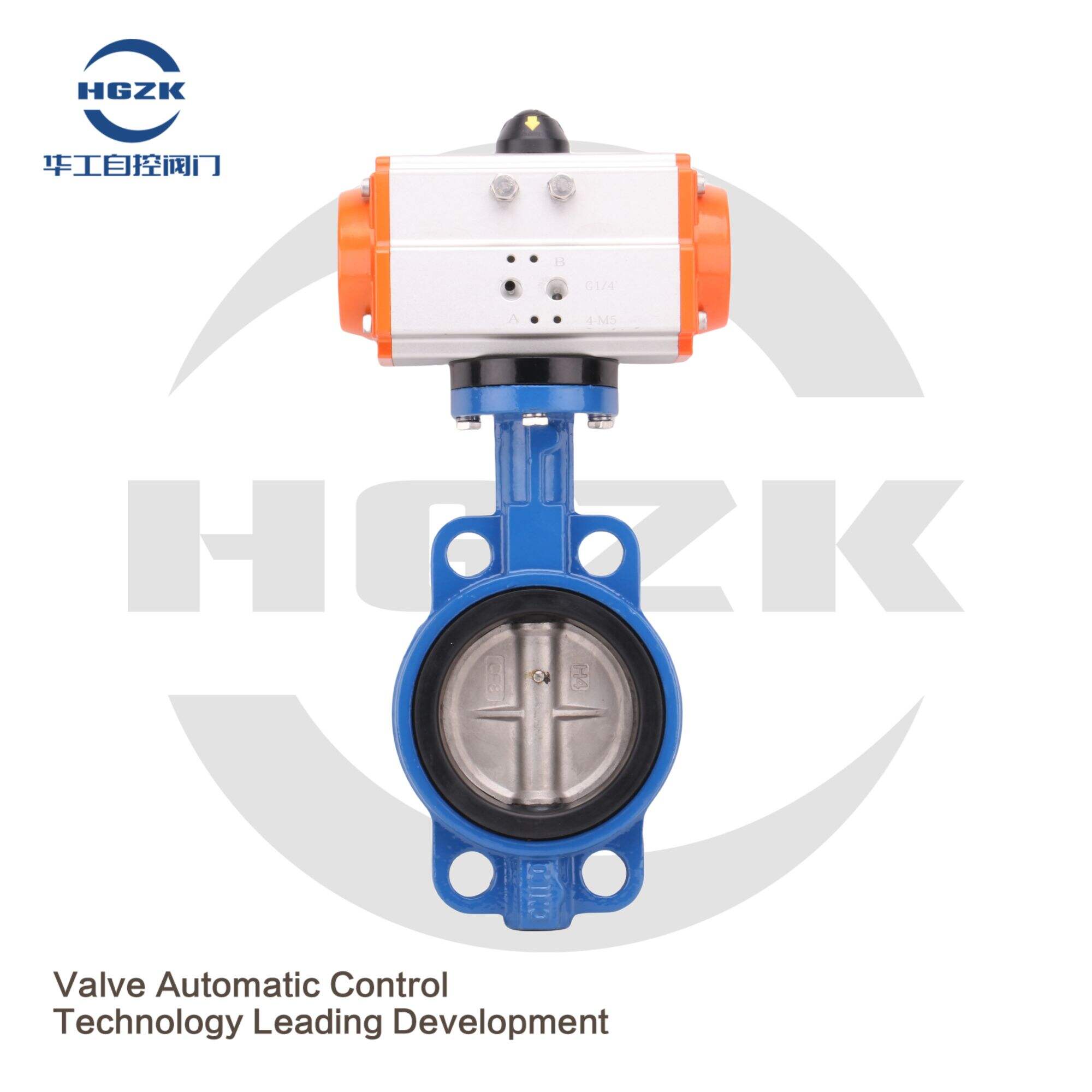 Pneumatic Wafer Butterfly Valve