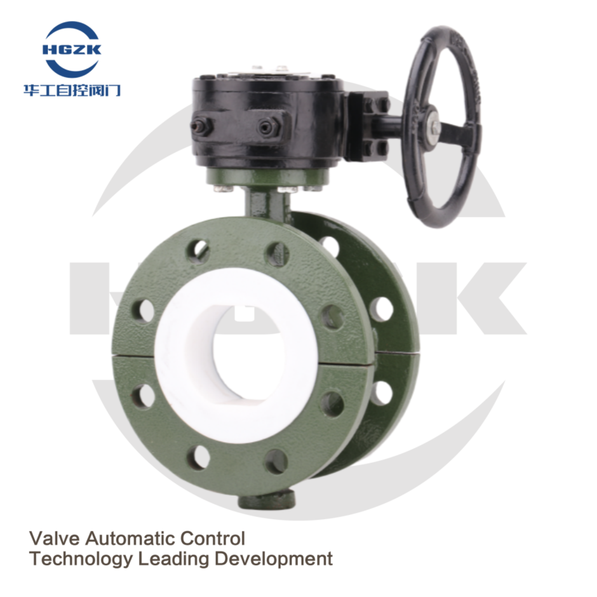 Turbine Lined Fluorine Butterfly Valve