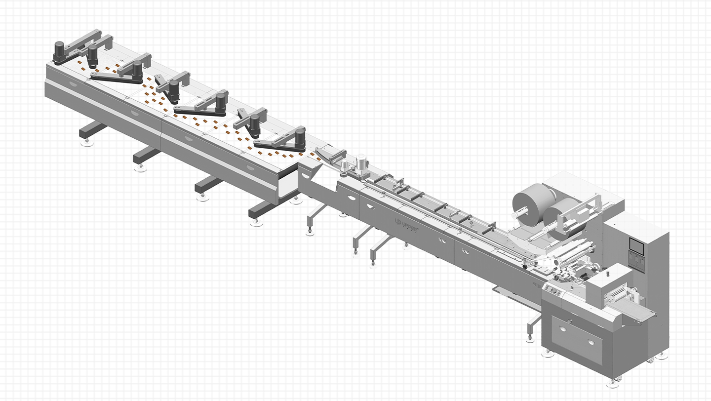 Chocolate High Speed Automatic packing packaging line cereal bar flow Packing Machine factory