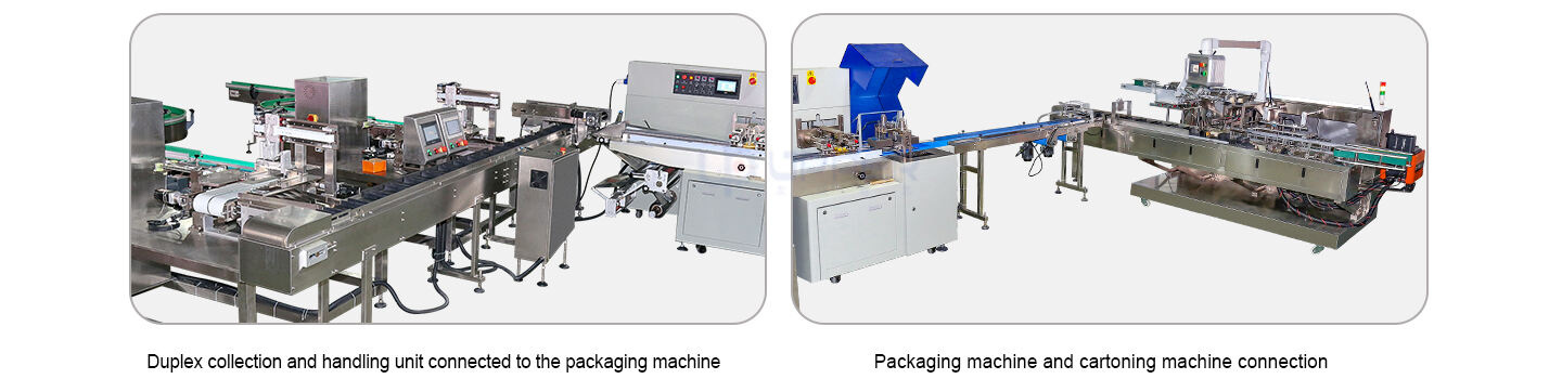 Automatic sorting and collection carton box packaging machine with reciprocating secondary packing machine details