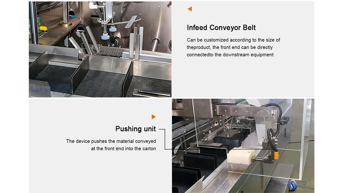 Automatic Glue Spray Carton box Packaging Machine horizontal cartoning machine for jujube paste cake Maamoul pie manufacture