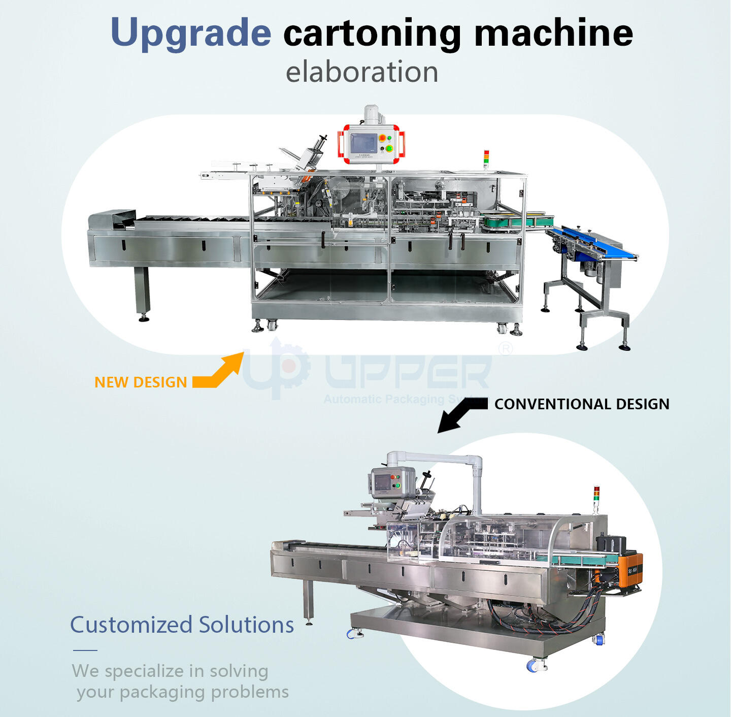 Horizontal automatic sorting Barbecue frozen meat cartoning Machine food secondary packaging details