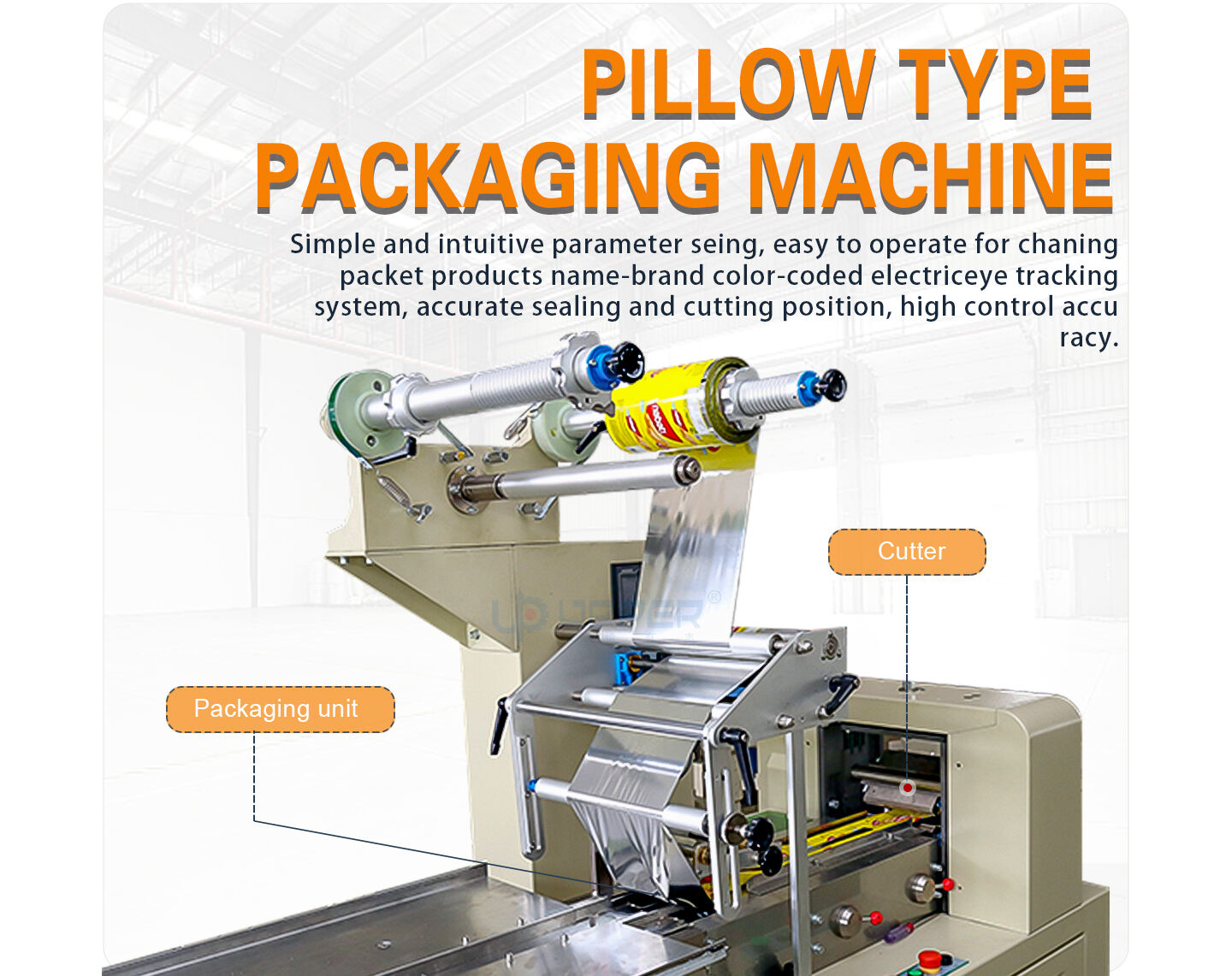 Automatic sachet sorting packing line pouch small bag counting machine secondary packaging machine details