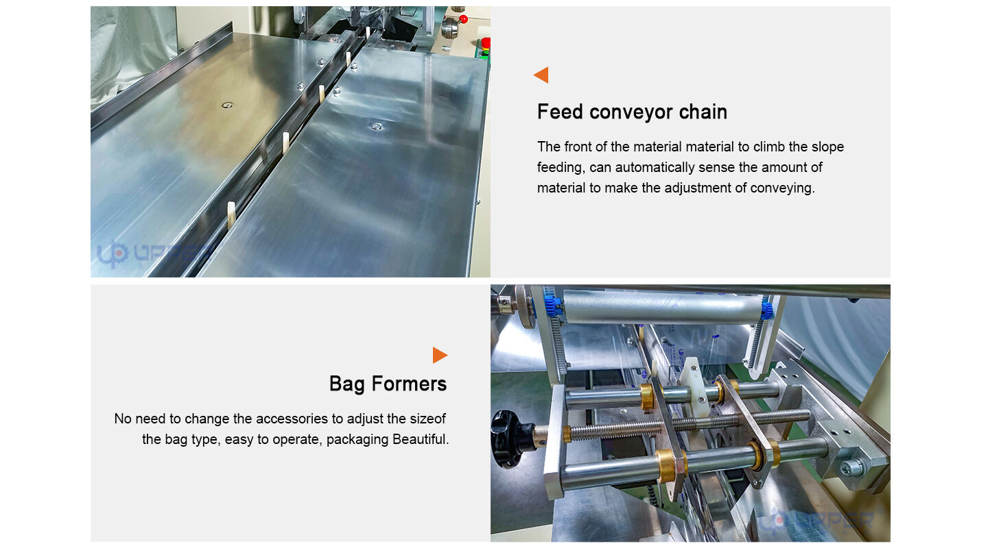 Biscuit packaging Bread cake horizontal flow packing machine with TTO Heat transfer factory