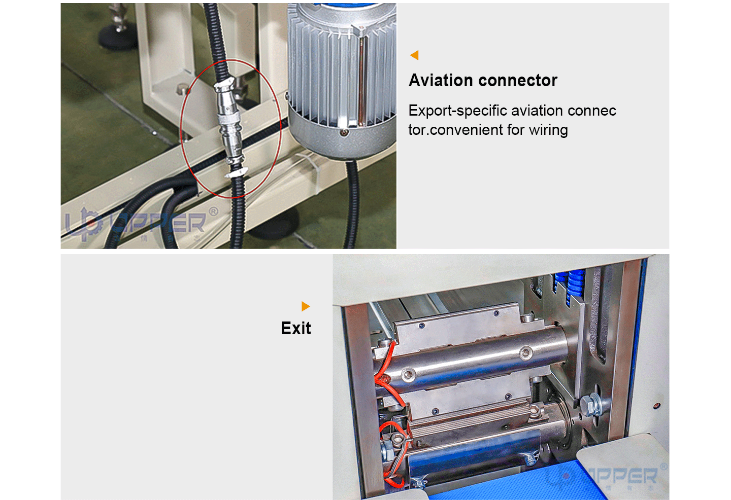 Upper automatic feeding Wafer packaging line for square biscuit waffle packing factory