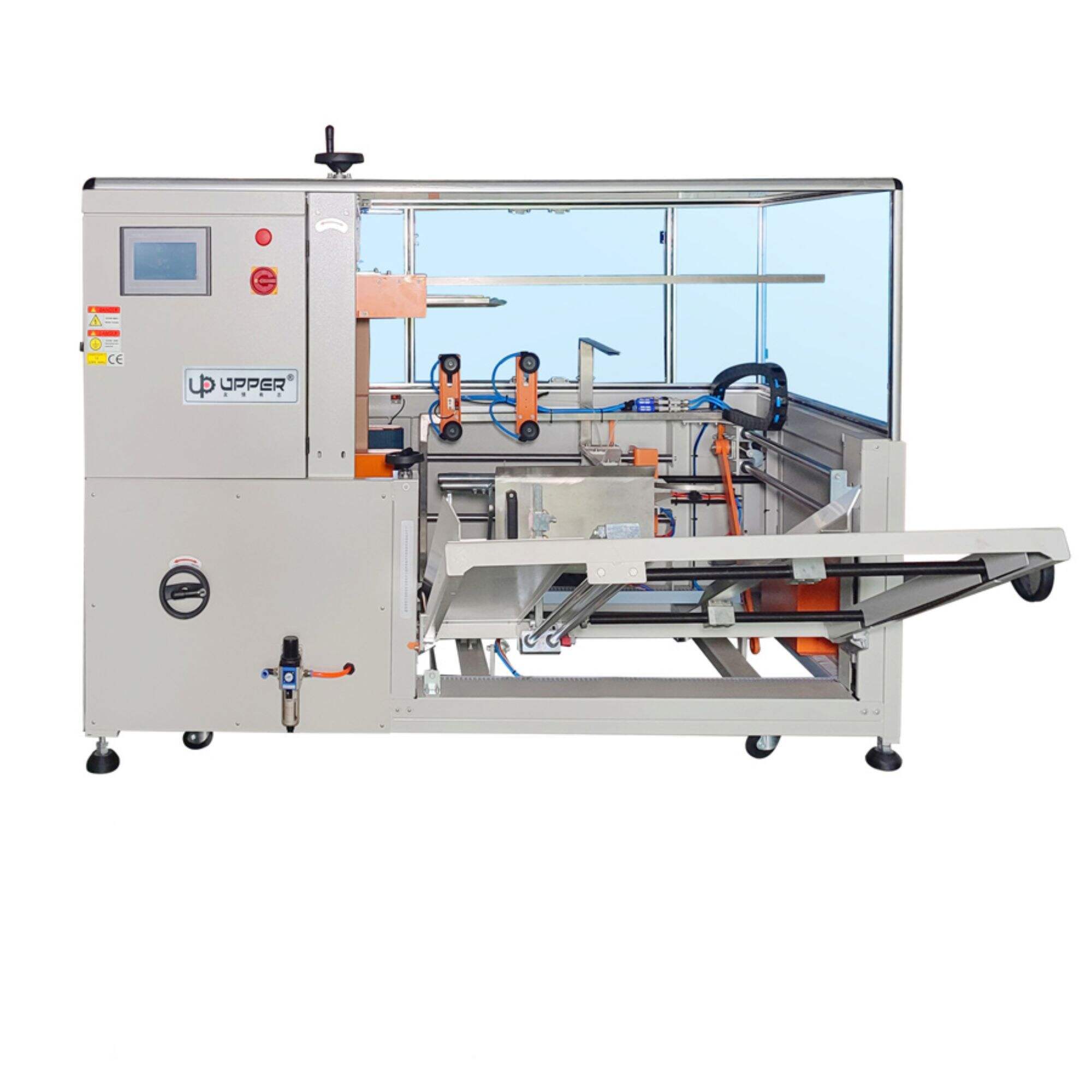 Automatic folding case erector cartons bottom sealer packaging machine