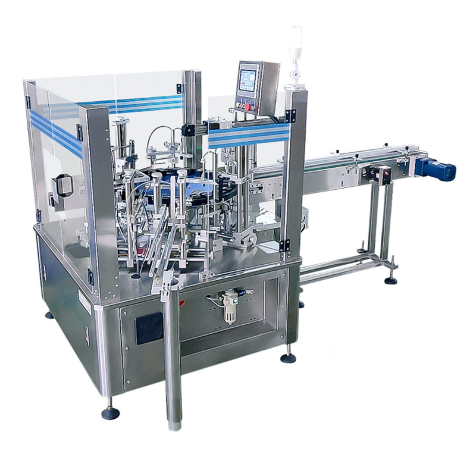 Small bottle Vertical cartoning machine Auto folding Rotary carton box packing machine