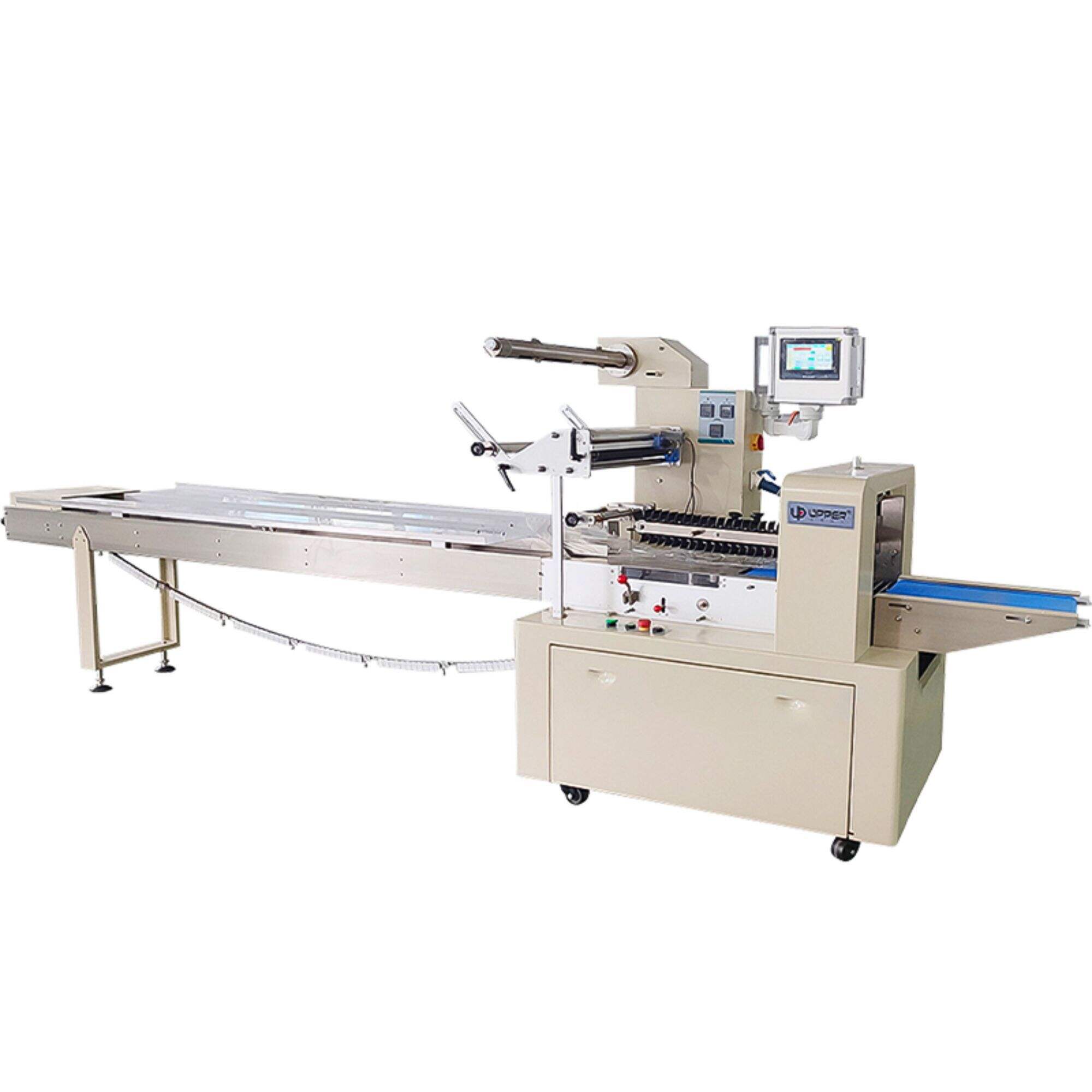 Pillow bag automatic flow packing machine for Bake Biscuit chocolate cake wrapping