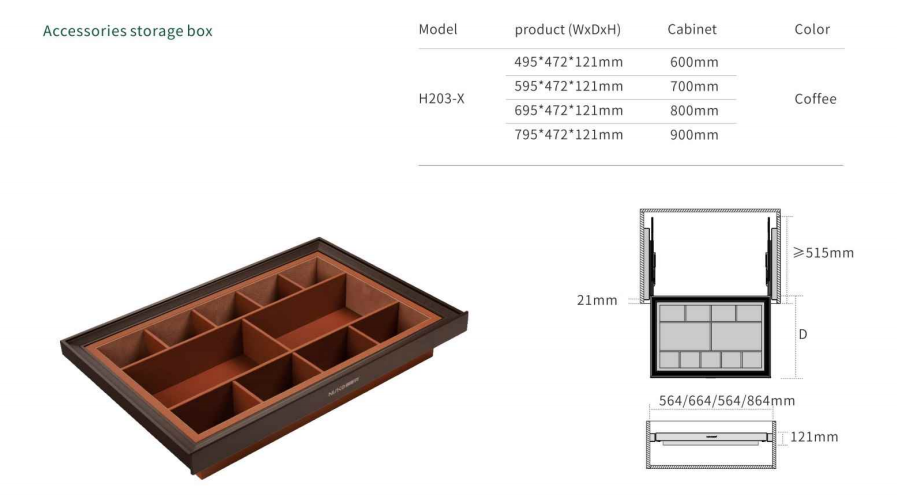 Bojer Series Pull Out Wardrobe Accessories Storage Box manufacture