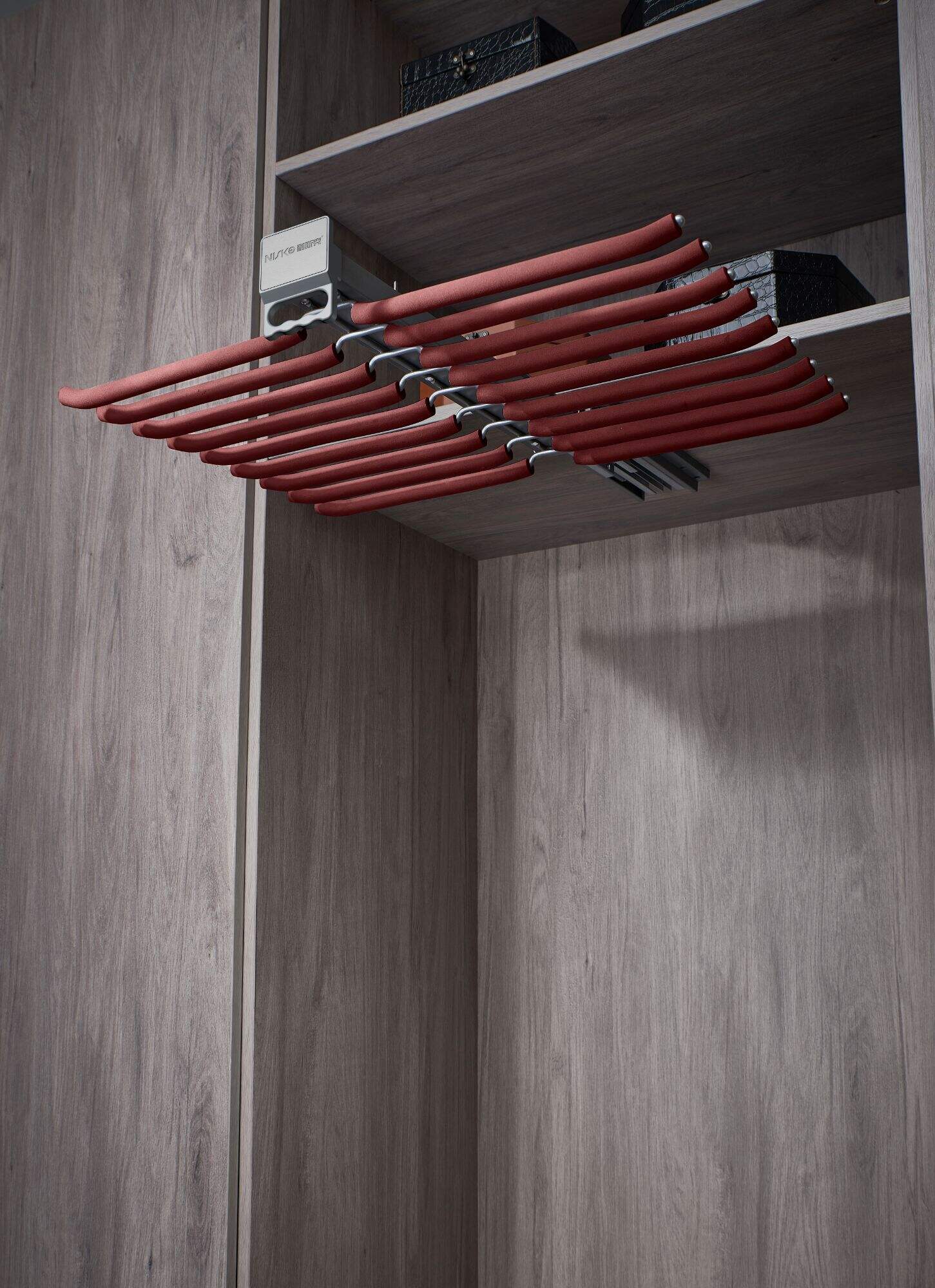 Pants Rack Pull Out Wardrobe Trousers Rack