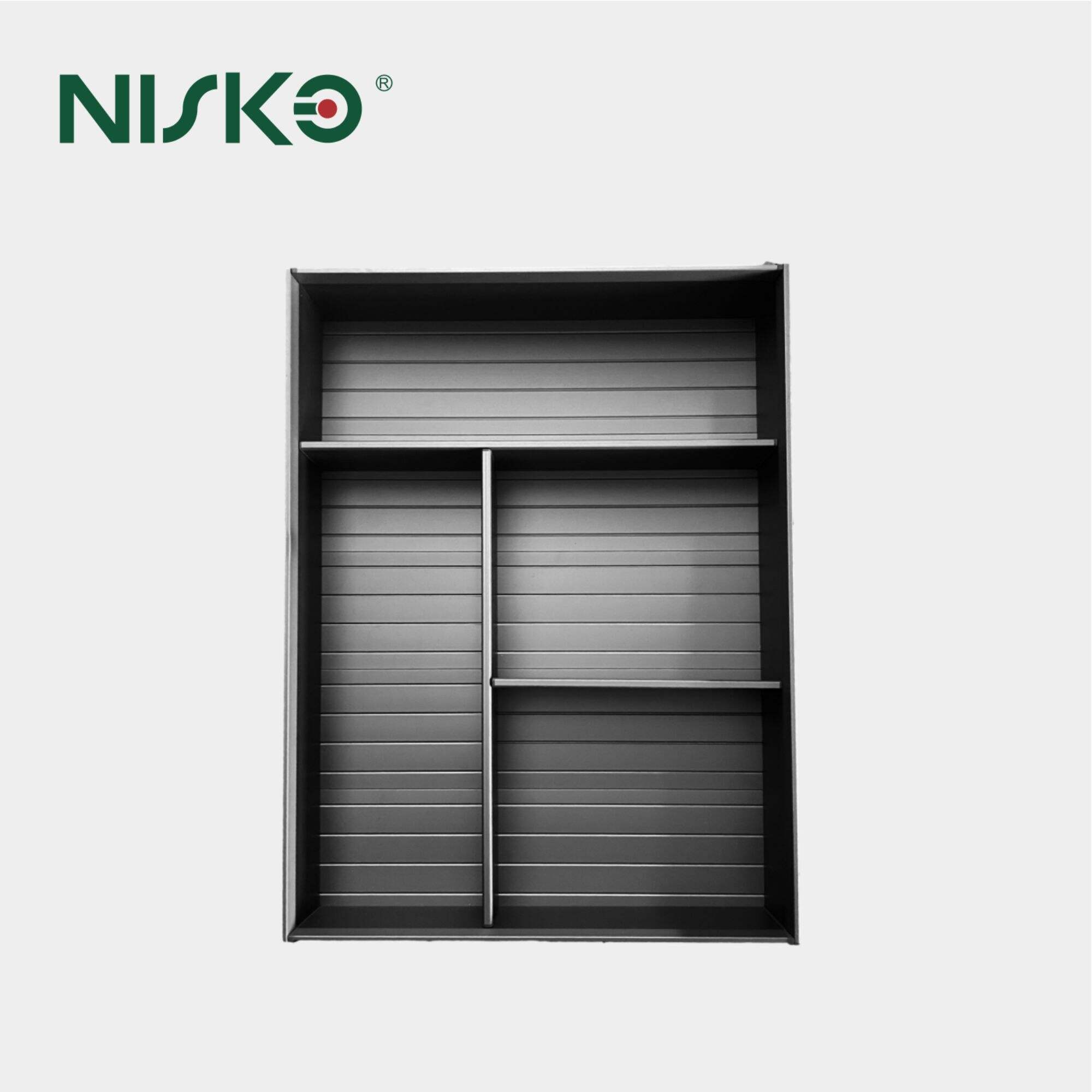 NISKO Anti Corrosion Aluminum Cutlery Tray Storage Box