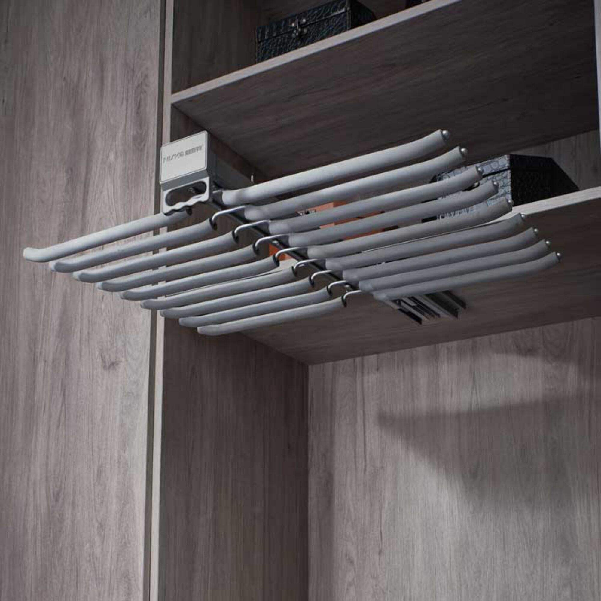 Pants Rack Pull Out Wardrobe Trousers Rack