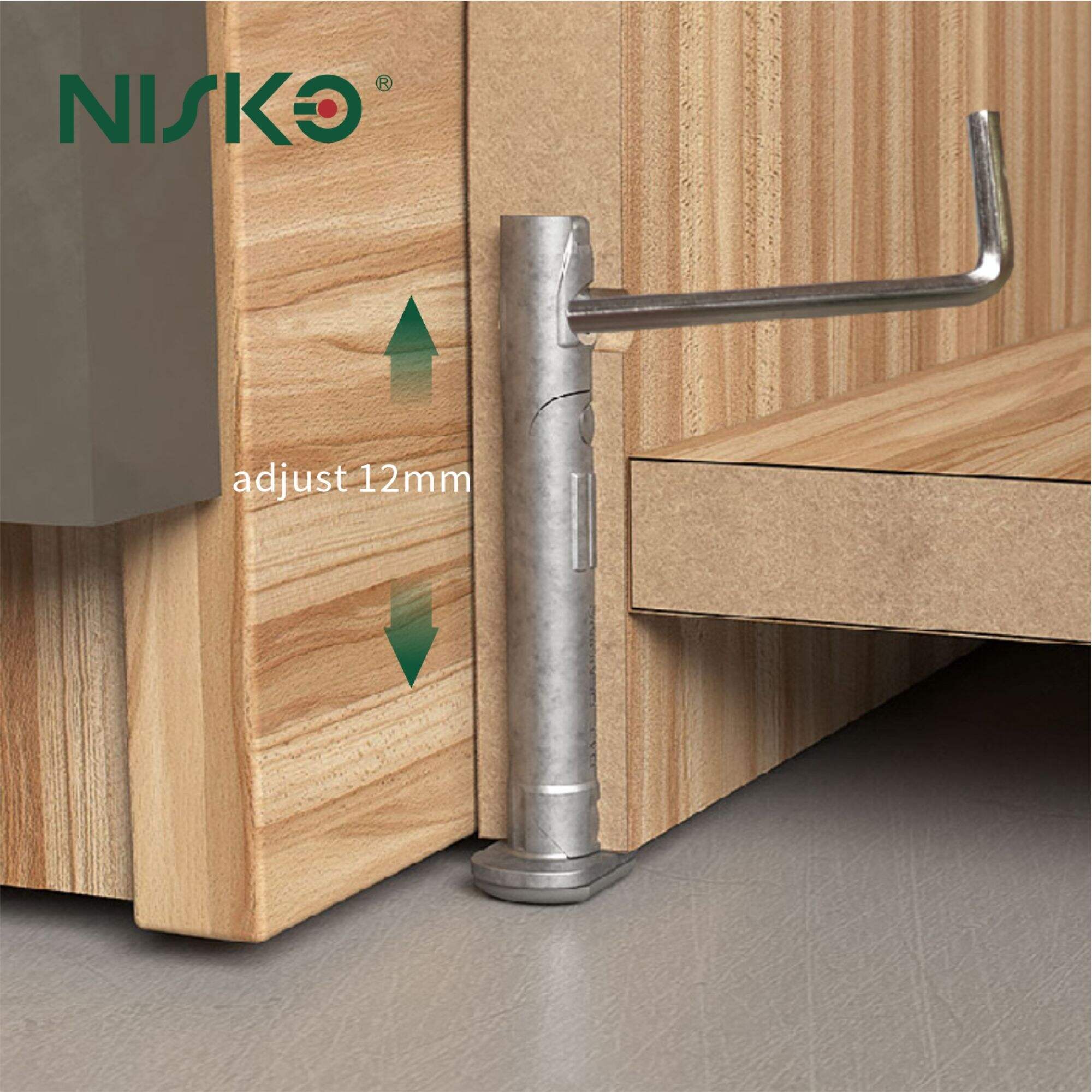 NISKO Furniture Leg Kitchen Leveling Foot Adjustable Plinth