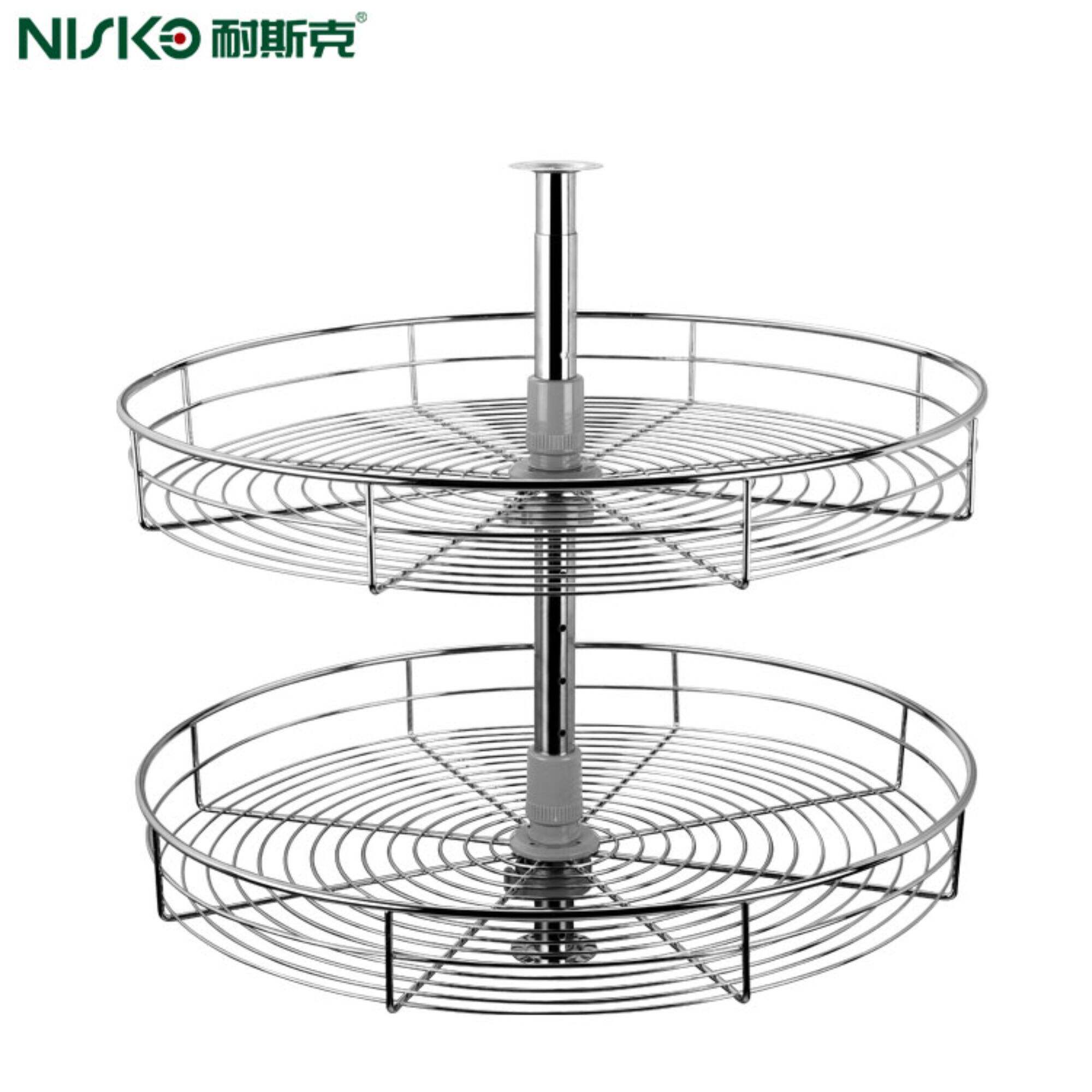 Kitchen Magic Corner 360 Degrees Rotating Wire Basket 