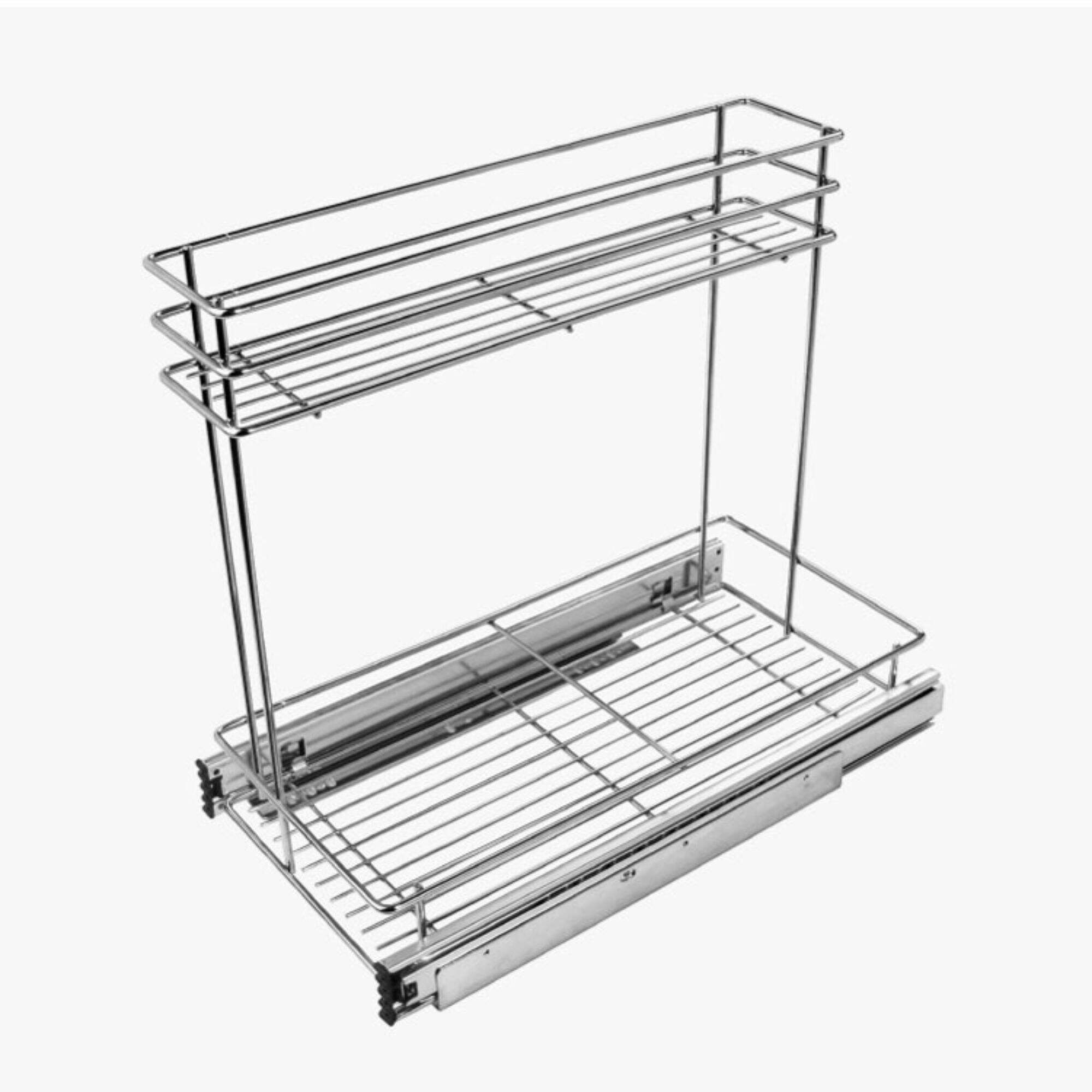 Multifunctional Kitchen Storage Stainless Steel Wire Basket