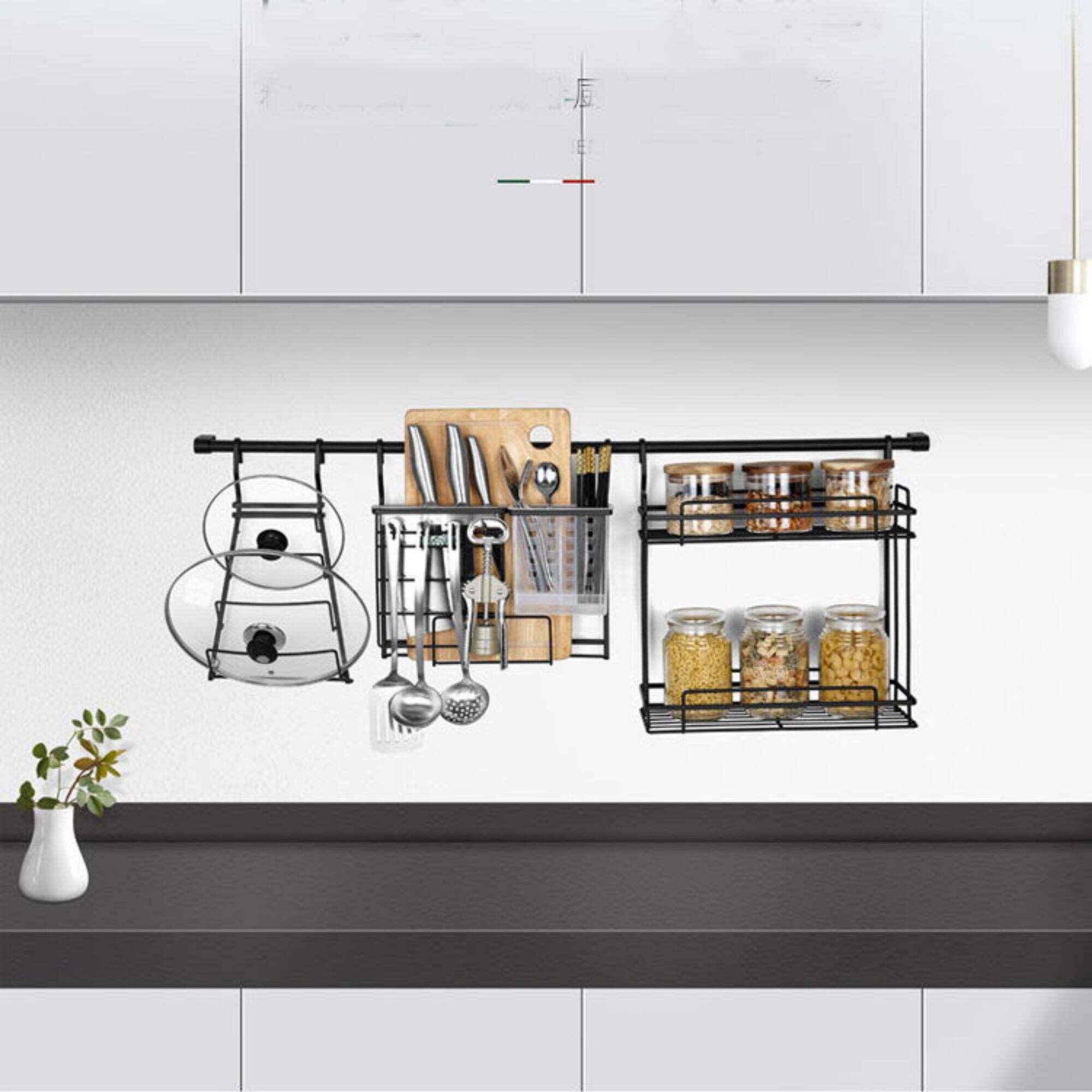 Wall Mounted Kitchenware Hanging Storage Drying Rack