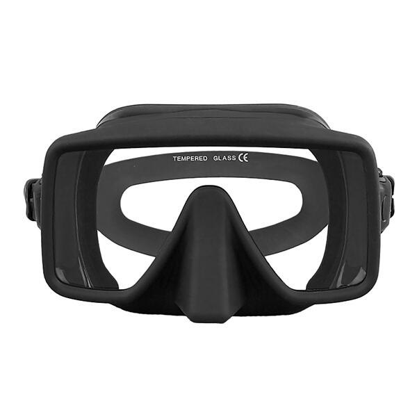 Dive in style with a sleek and modern frameless scuba mask