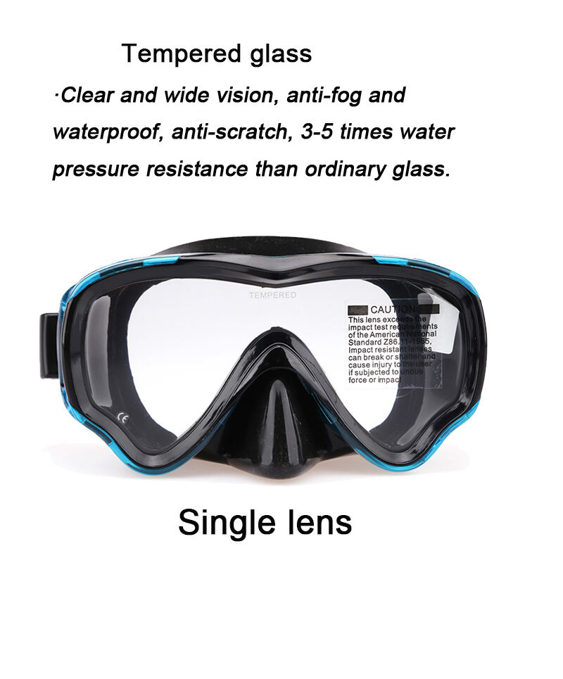 ALoma Professional Snorkeling Gear Ultra Clear Lens with Wide View diving Goggles Diving Mask for Junior supplier